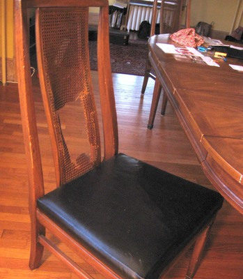 Our broken dining room chairs