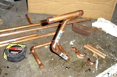 "A Creative handwork with Copper Pipes using Soldering"