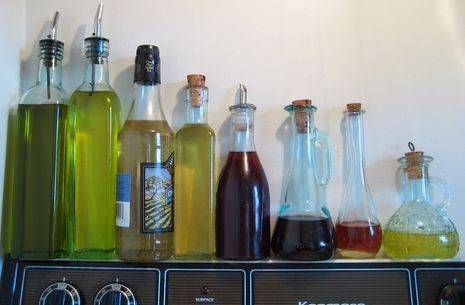 "A  Kitchen Organized with Bottle Storage"