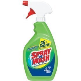 A green bottle of Spray n Wash.