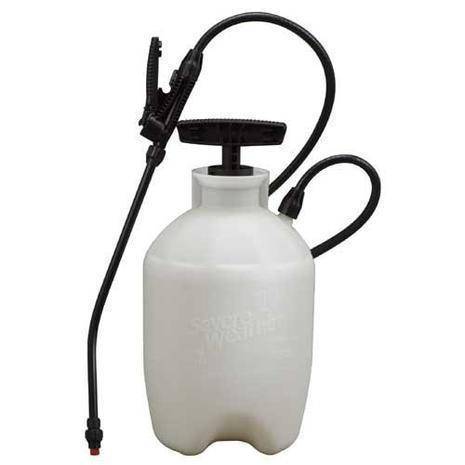 A white colour bottle with a black colour wire is in the floor.