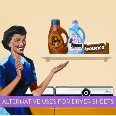 Uses for dryer sheets - alternative uses