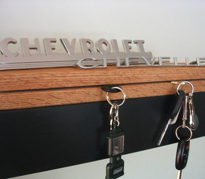 Keys are placed into a text designer rack.