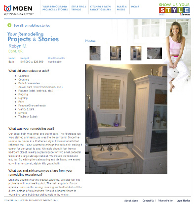 Moen Incorporated's Show Us Your Style Contest