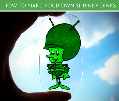 Easy DIY for making your own shrinky dinks and shrinky dink paper.