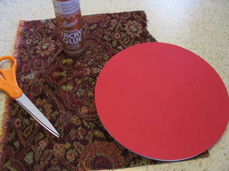 "A Mouse pad and scissor for Upholstery"