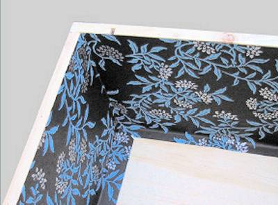 A colourful tiles is on the floor.