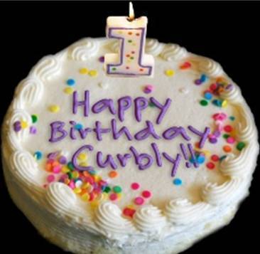 "Birthday cake for Curbly"