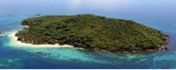 Private island is good choice for Christmas holiday.