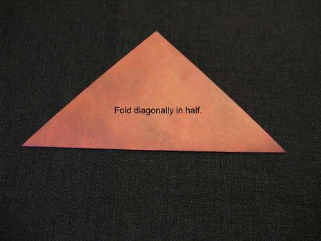 It displays that how to fold a paper santa.