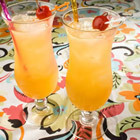 Two large orange cocktails.