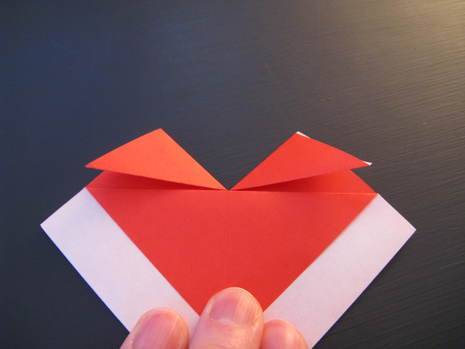 Origami heart envelope DIY.