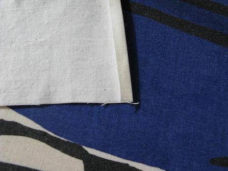 "Sewing cloth napkins is a great way to practice your sewing machine skills."
