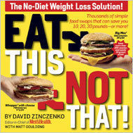 A magazine listed with diet and weight loss
