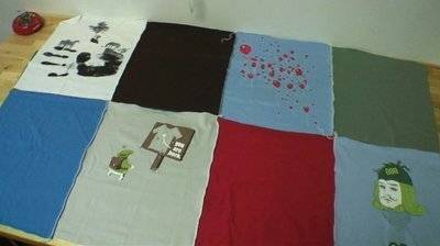 A blanket with different color