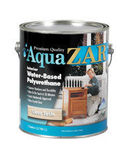 A can of AquaZAR paint.