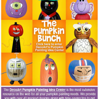 DecoArt's Pumpkin Painting Idea Center
