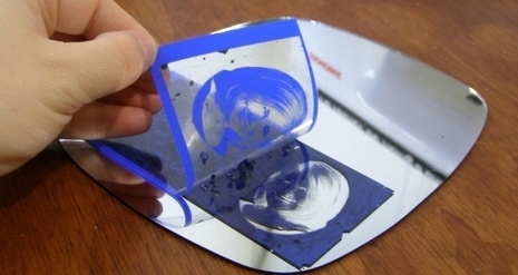 "Picture Perfect Glass Etching with PnP Blue Transfer Film"
