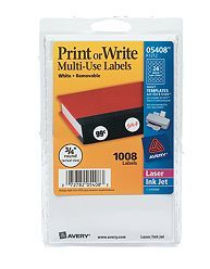Print or Write Multi-Use Labels