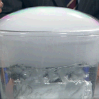 Dry Ice Crystal Ball Bubble