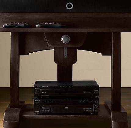 DiY TV unit tables from restoration woods.