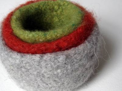 felted bowls