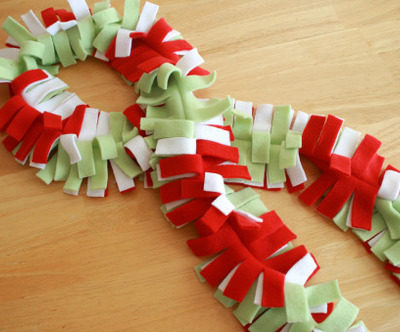 Fringe Fleece Winter Scarf