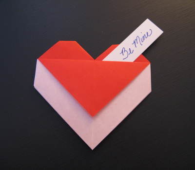 A Valentine's Day shaped package.