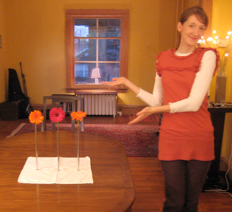 Our DIY magnetic flower vases