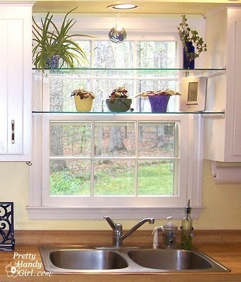 "Duel Idea of Window and Shelves"