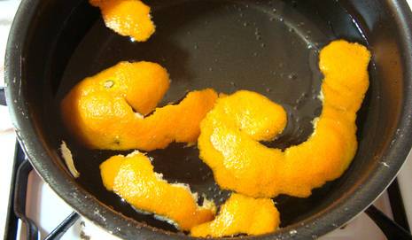 Add a citrus peel to freshen the scent.