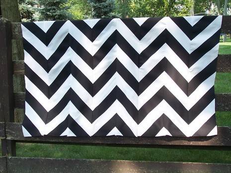 Chevron patterns are my inspiration for this makeover.