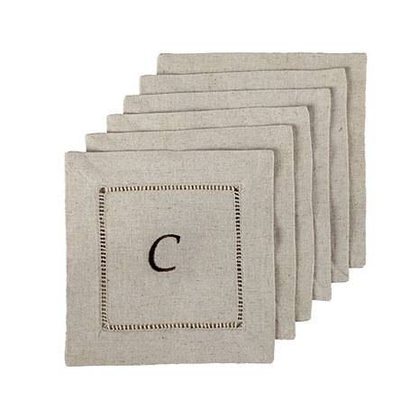 Embroider your initials on your cozies for a custom look
