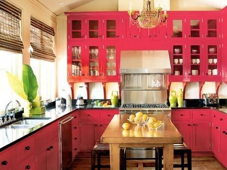 pink decor hot pink e1287999244380 How to Cure Your Boring Kitchen with Pink