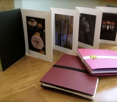 "An Accordian Photo album using Cardboards"