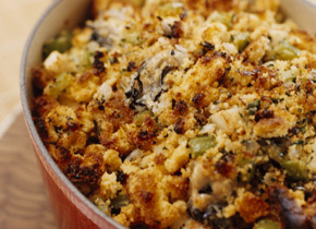 herbed oyster stuffing for thanks giving ceremony.