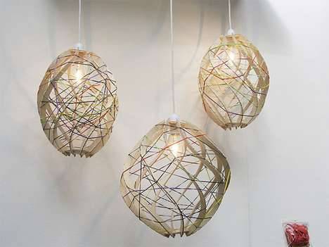 Rubber Band Lamp
