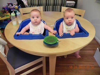 "Twin High Chair for Twins Babies"