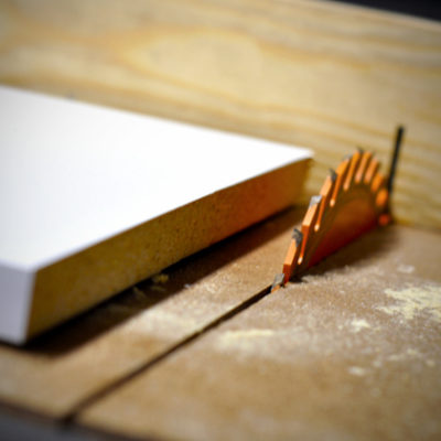 How to cut melamine and MDF correctly
