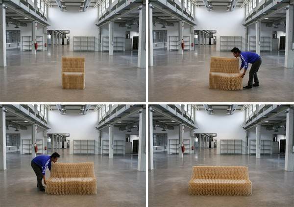 sofaxxxx14 Mind Blowing: 8,000 Chopsticks Used by Yuya Ushida to Create a Retractable Sofa