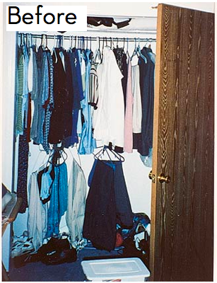 dirty closet