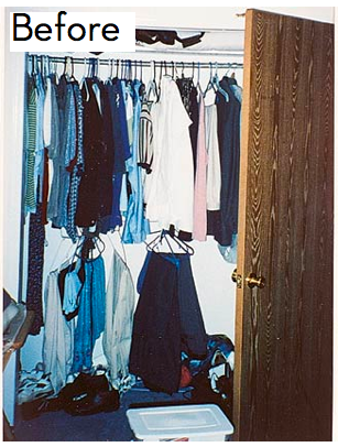 dirty closet