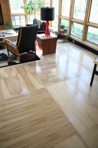 diy plywood flooring