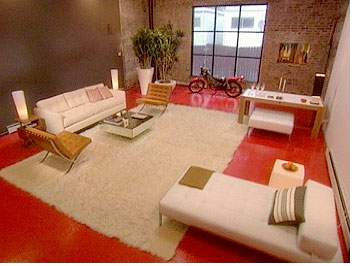 painted plywood flooring