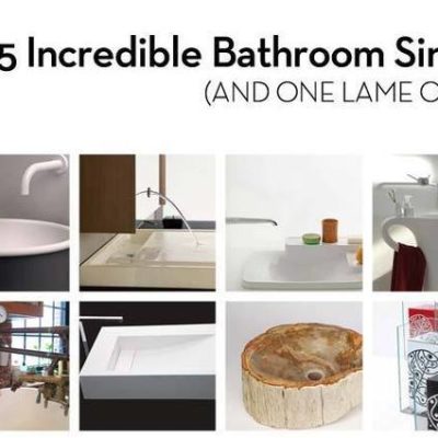 15 Incredible Bathroom Sinks (and one lame one)