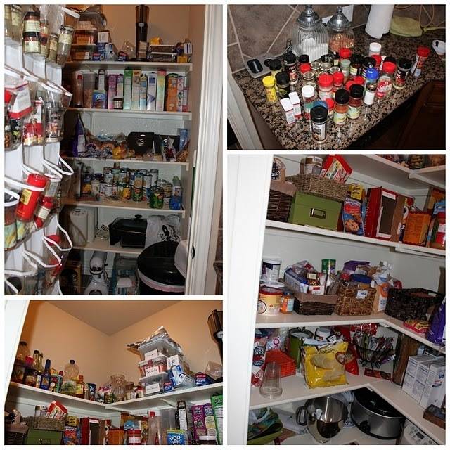 One shelf is holding some things which are in many colours.