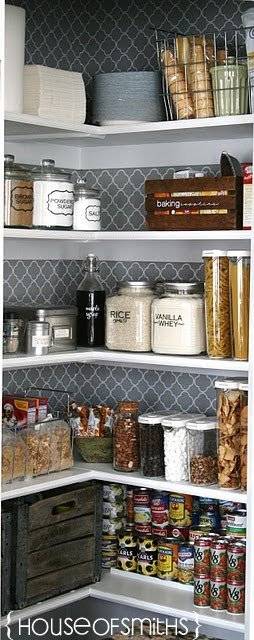Give a new look to your pantries by giving a makeover.