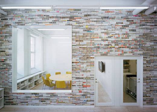 Stunning design ideas for your Wall design from recycled magazines