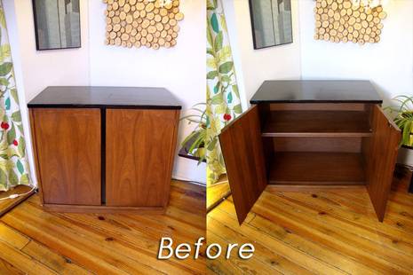 Transform your old furniture by giving a good makeover.
