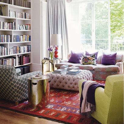 Living Room: Bohemian: Colourful Glamour